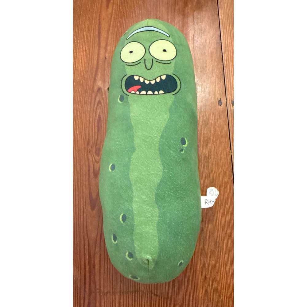 Rick and Morty Pickle Rick Plush Toy Factory Adult Swim 13.5 Inch Green 2022